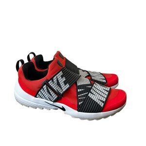 Nike Red and Black Strapped Athletic Golf Sneakers